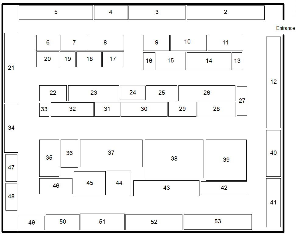 Main Hall floor plan
